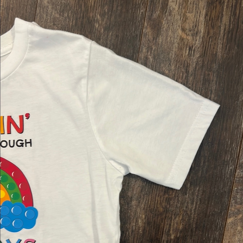 Kids 100 Day of School T-Shirt- rainbow - Picture 5 of 9